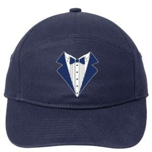 Navy Tux Tuxedo 7-Panel Snapback Hat