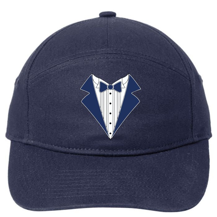 Navy Tux Tuxedo 7-Panel Snapback Hat