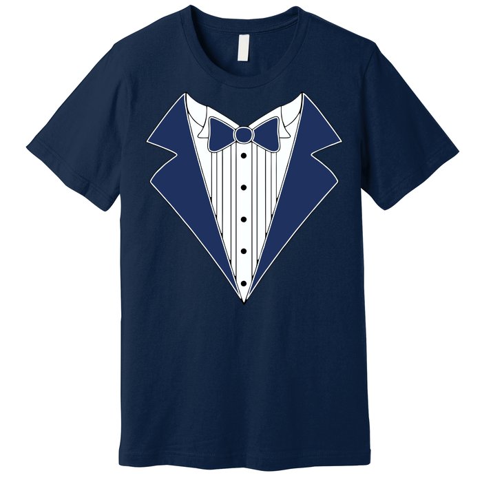 Navy Tux Tuxedo Premium T-Shirt