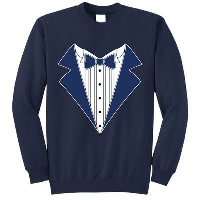 Navy Tux Tuxedo Tall Sweatshirt