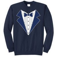 Navy Tux Tuxedo Tall Sweatshirt