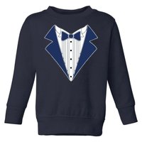 Navy Tux Tuxedo Toddler Sweatshirt