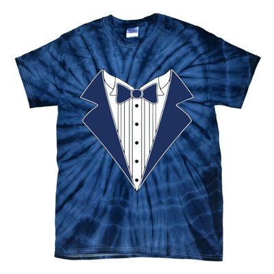 Navy Tux Tuxedo Tie-Dye T-Shirt