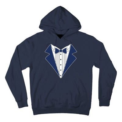 Navy Tux Tuxedo Tall Hoodie