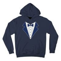 Navy Tux Tuxedo Tall Hoodie