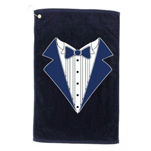 Navy Tux Tuxedo Platinum Collection Golf Towel