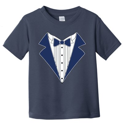 Navy Tux Tuxedo Toddler T-Shirt