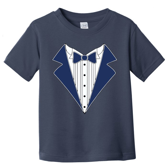 Navy Tux Tuxedo Toddler T-Shirt