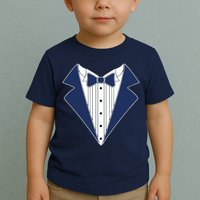 Navy Tux Tuxedo Toddler T-Shirt