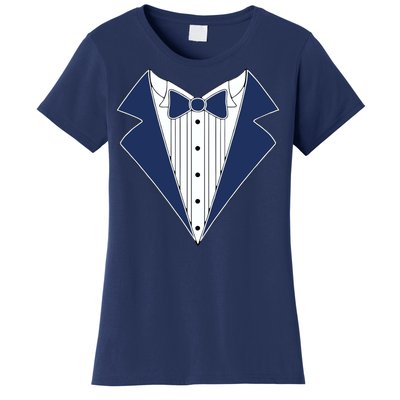 Navy Tux Tuxedo Women's T-Shirt