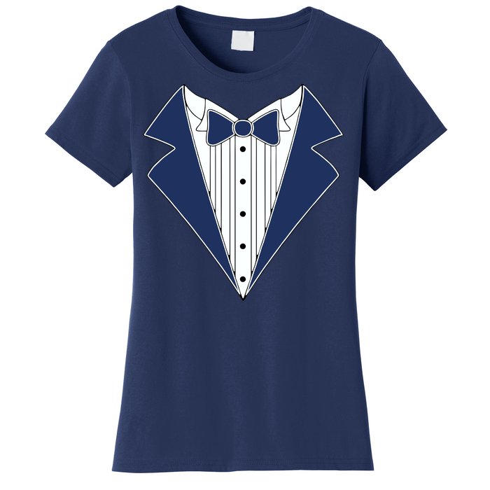 Navy Tux Tuxedo Women's T-Shirt