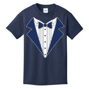 Navy Tux Tuxedo Kids T-Shirt