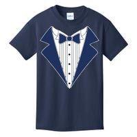 Navy Tux Tuxedo Kids T-Shirt