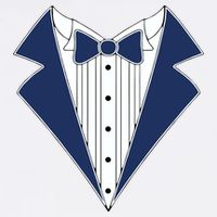 Navy Tux Tuxedo Garment-Dyed Sweatshirt
