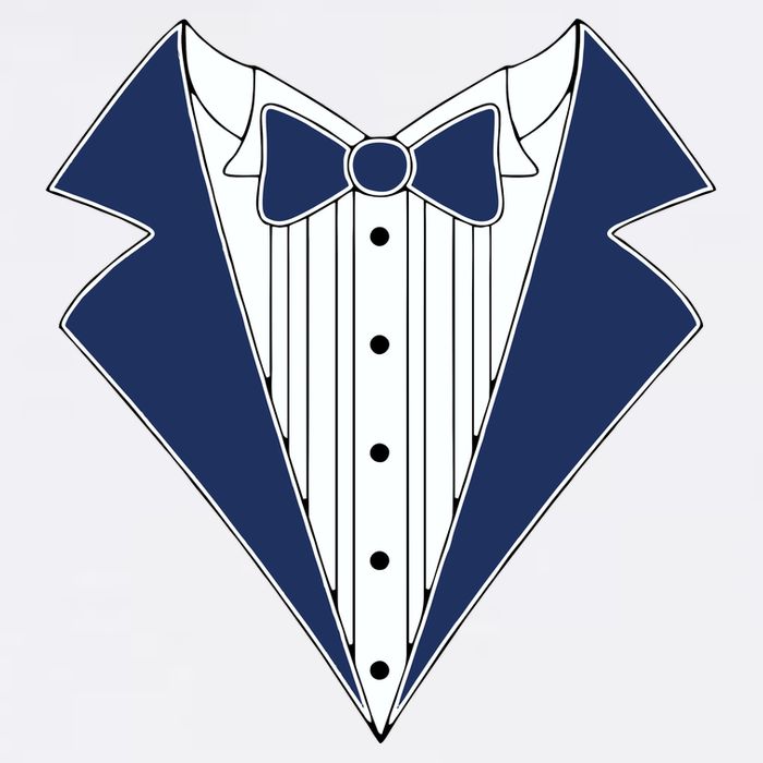 Navy Tux Tuxedo Garment-Dyed Sweatshirt
