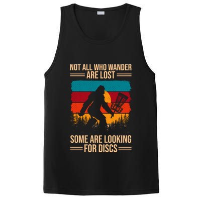 Not All Who Wander Are Lost Some Are Looking For Discs Golf Bigfoot Vintage PosiCharge Competitor Tank