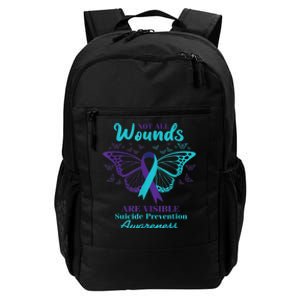 Not All Wounds Are Visible Suicide Awareness Mental Health Daily Commute Backpack