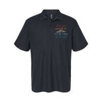 Not All Who Wander Are Lost Some Are Looking For Cool Rocks Softstyle Adult Sport Polo