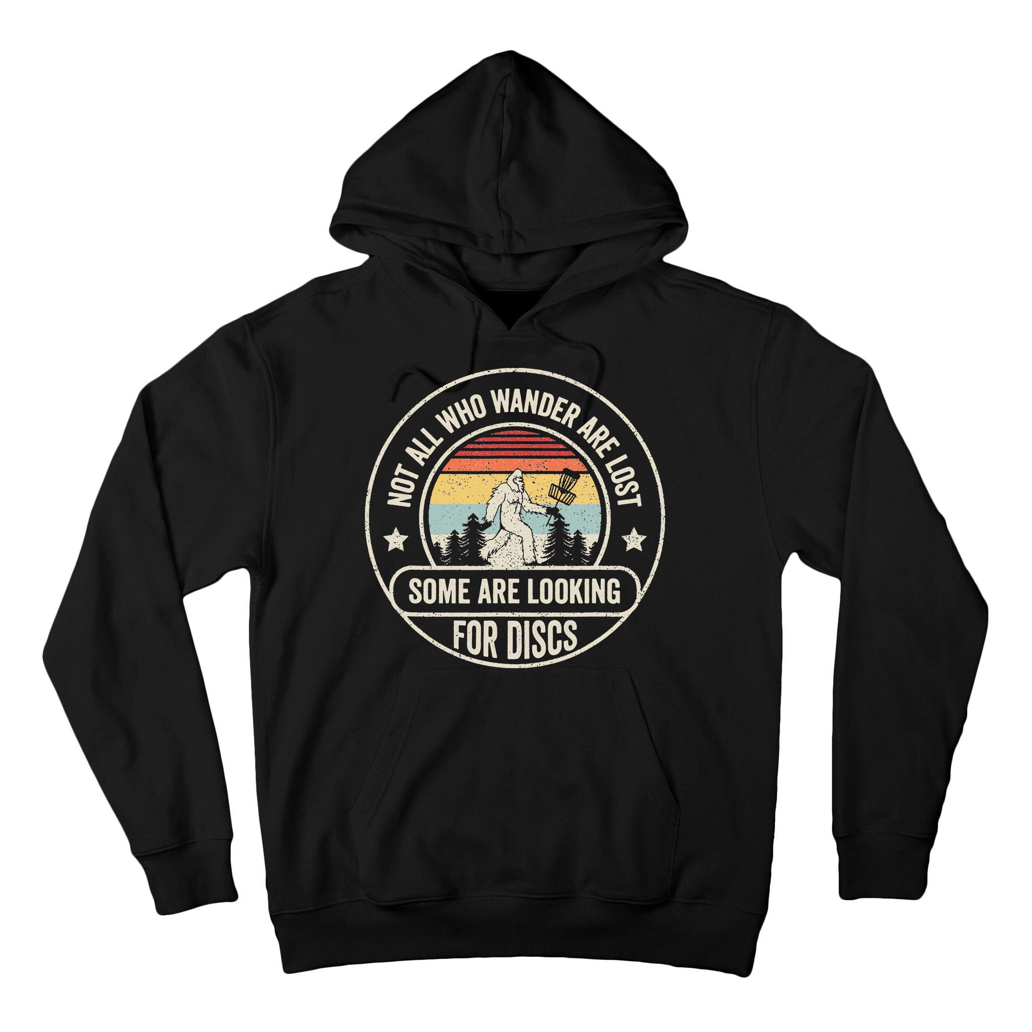 Not All Who Wander Are Lost Disc Golf Father's Day Tall Hoodie