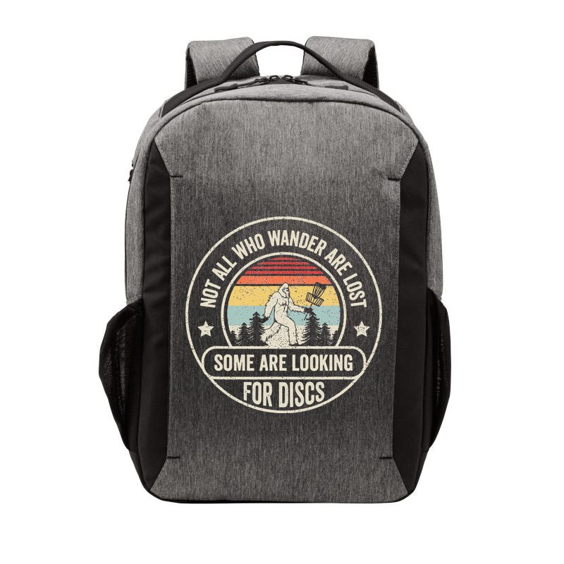 Not All Who Wander Are Lost Disc Golf Father's Day Vector Backpack