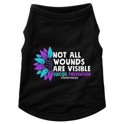 Not All Wounds Are Visible Suicide Awareness Mental Health Doggie Tank