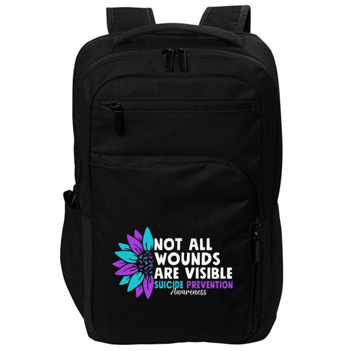 Not All Wounds Are Visible Suicide Awareness Mental Health Impact Tech Backpack