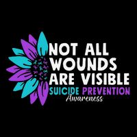 Not All Wounds Are Visible Suicide Awareness Mental Health Impact Tech Backpack