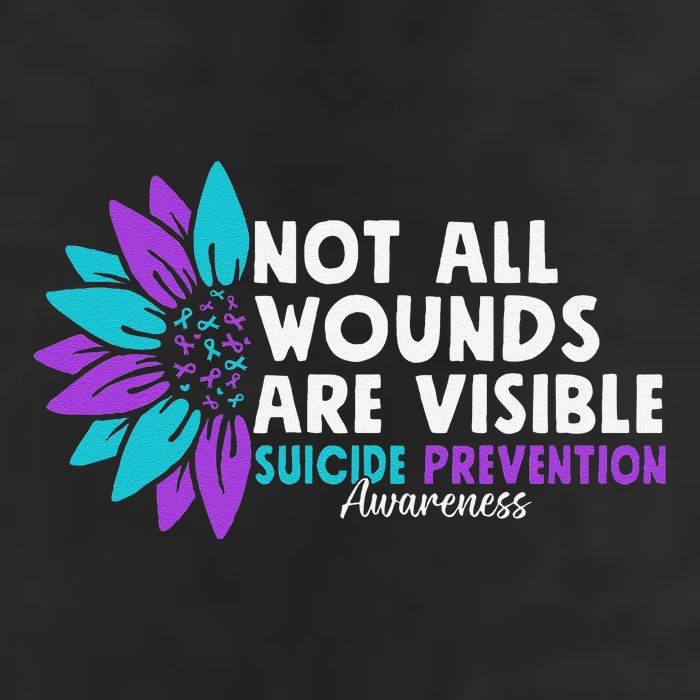 Not All Wounds Are Visible Suicide Awareness Mental Health Adult Drive Performance Visor