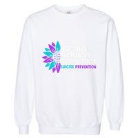 Not All Wounds Are Visible Suicide Awareness Mental Health Garment-Dyed Sweatshirt