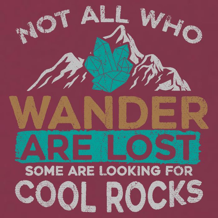 Not All Who Wander Are Lost Some Are Looking For Cool Rocks 16oz Travel Tumbler