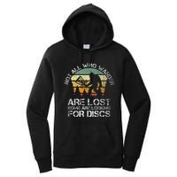 Not All Who Wander Are Lost  Funny Bigfoot Disc Golf Women's Pullover Hoodie