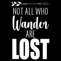 Not All Who Wander Are Lost Arrow Impact Tech Backpack