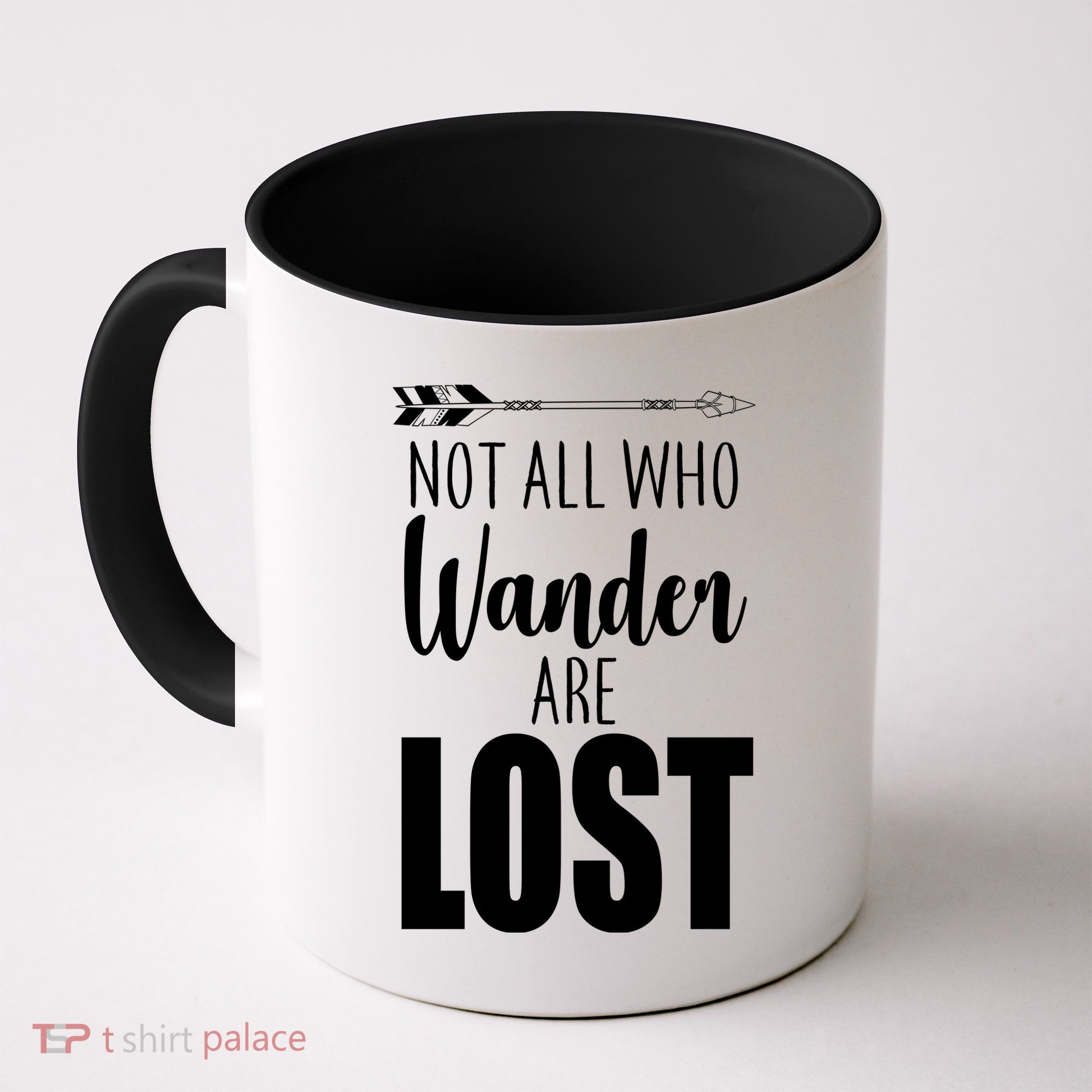 Not All Who Wander Are Lost Arrow Mug