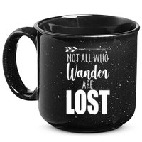 Not All Who Wander Are Lost Arrow 15oz Campfire Ceramic Mug