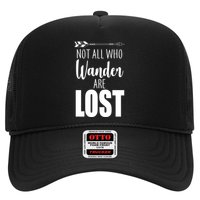Not All Who Wander Are Lost Arrow Trucker Hat