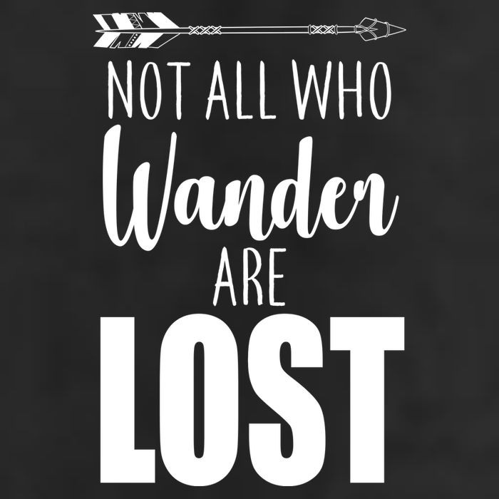 Not All Who Wander Are Lost Arrow Trucker Hat