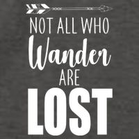 Not All Who Wander Are Lost Arrow Vector Backpack
