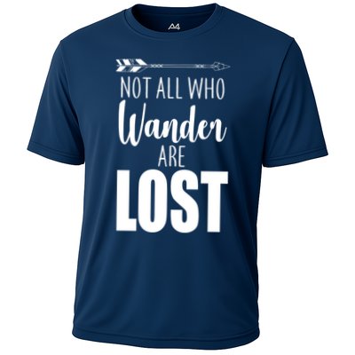 Not All Who Wander Are Lost Arrow Performance Shirt