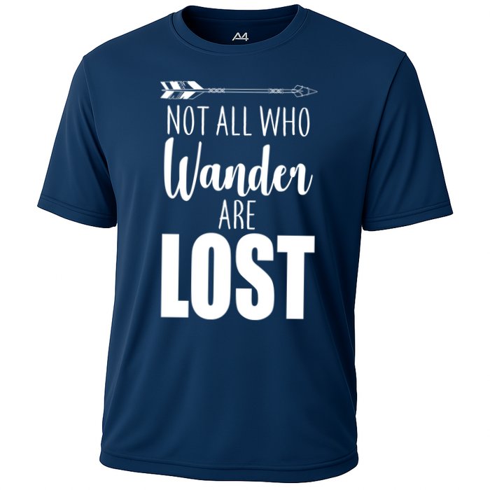 Not All Who Wander Are Lost Arrow Performance Shirt