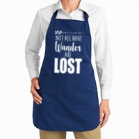 Not All Who Wander Are Lost Arrow Apron