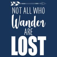 Not All Who Wander Are Lost Arrow Mousepad