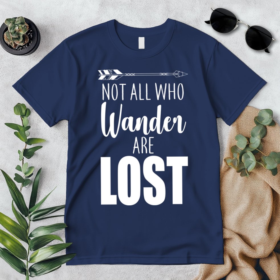 Not All Who Wander Are Lost Arrow Premium T-Shirt