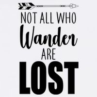 Not All Who Wander Are Lost Arrow Garment-Dyed Sweatshirt