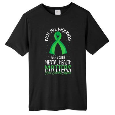 Not All Wounds Are Visible Mental Health Awareness Tall Fusion ChromaSoft Performance T-Shirt