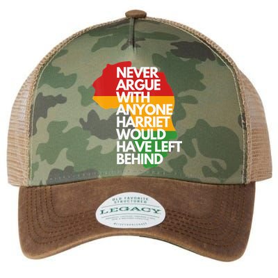 Never Argue With Anyone Harriet Would Have Left Behind Legacy Tie Dye Trucker Hat