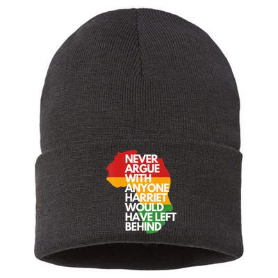 Never Argue With Anyone Harriet Would Have Left Behind Sustainable Knit Beanie