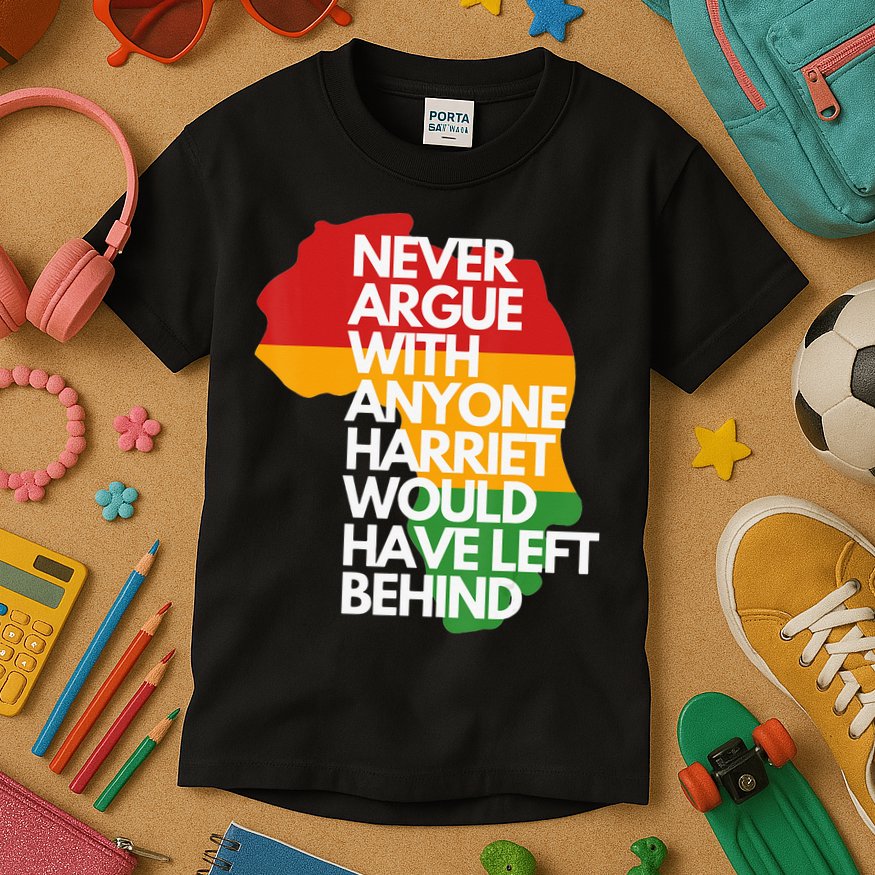 Never Argue With Anyone Harriet Would Have Left Behind Kids T-Shirt