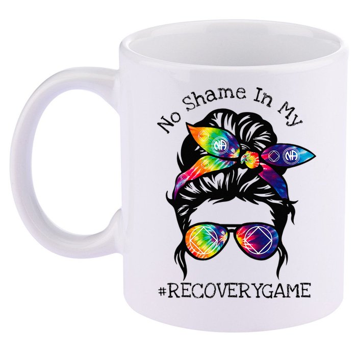 Narcotics Anonymous Womens Sobriety Gifts AA NA 11oz C Handle Ceramic Mug
