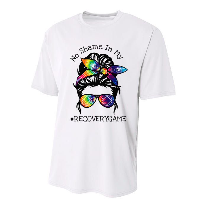Narcotics Anonymous Womens Sobriety Gifts AA NA Youth Performance Sprint T-Shirt