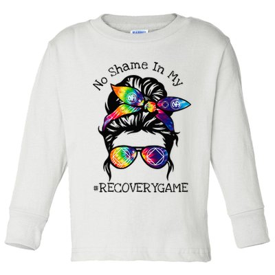 Narcotics Anonymous Womens Sobriety Gifts AA NA Toddler Long Sleeve Shirt